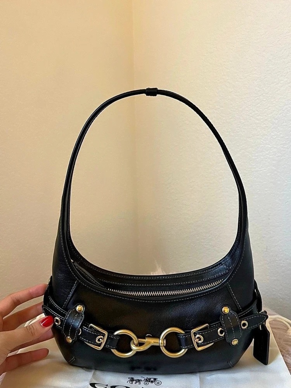 Brand New Coach Ergo Black Shoulder Bag